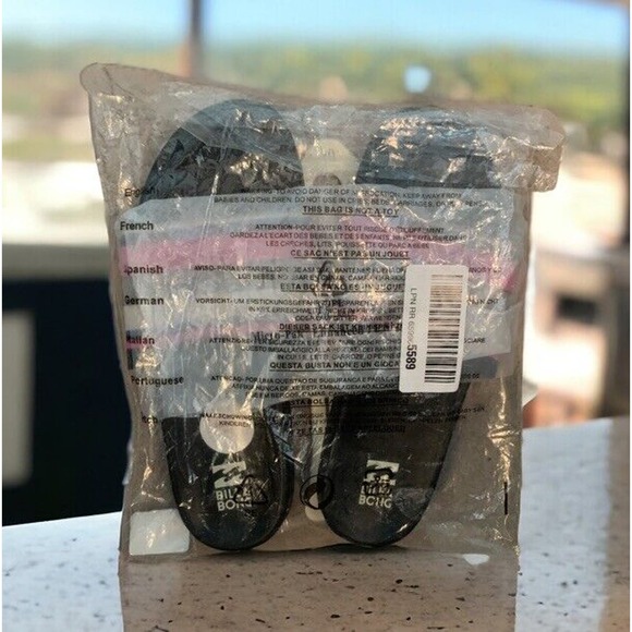 BILLABONG SURF RETREAT Women's Slide Sandal ROSE Stripe Size 10 NWT - Picture 6 of 6